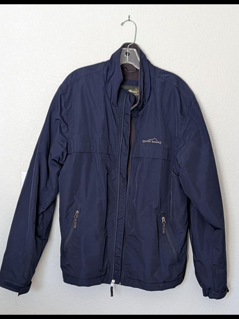 Eddie Bauer Men's Navy Large Lightweight Insulated Jacket